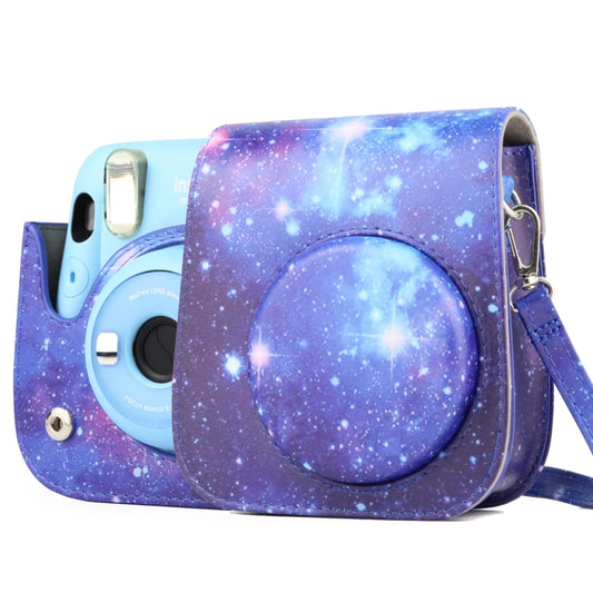 Painted Series Camera Bag with Shoulder Strap for Fujifilm Instax mini 11(Shining Starry Sky) - Leather Bag by PMC Jewellery | Online Shopping South Africa | PMC Jewellery