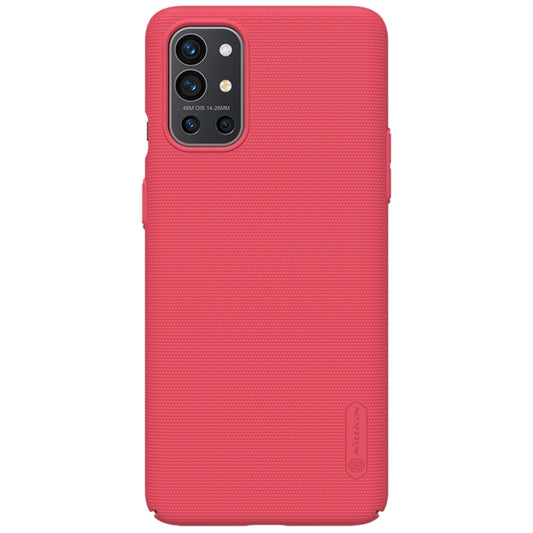 For OnePlus 9R NILLKIN Frosted Concave-convex Texture PC Protective Case(Red) - OnePlus Cases by NILLKIN | Online Shopping South Africa | PMC Jewellery