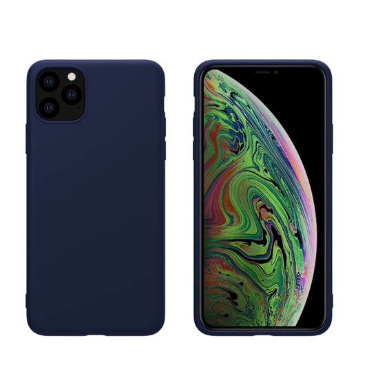 For iPhone 11 Pro NILLKIN Rubber-wrapped TPU Protective Case(Blue) - iPhone 11 Pro Cases by NILLKIN | Online Shopping South Africa | PMC Jewellery
