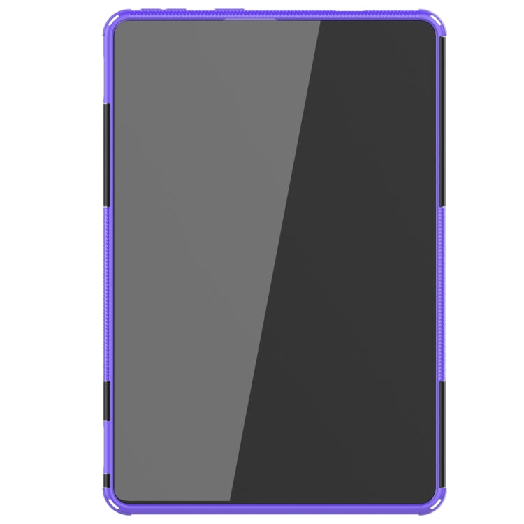 For Amazon Fire HD 10 2021 Tire Texture Shockproof TPU+PC Protective Case with Holder(Purple) - free shipping - PMC TechLife - Order now!