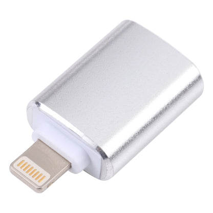 XQ-ZH001 USB Female to 8 Pin Male OTG Adapter(Silver) - Converter & Adapter by PMC Jewellery | Online Shopping South Africa | PMC Jewellery