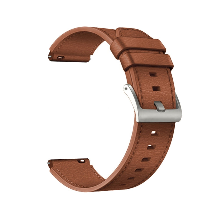 For Huawei Watch GT2 Pro Leather Watch Band(Brown) - Watch Bands by PMC TechLife | Online Shopping South Africa | PMC TechLife | Buy Now Pay Later Mobicred