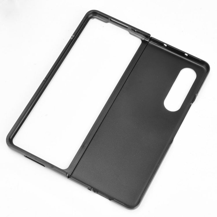 For Samsung Galaxy Z Fold3 5G Shockproof Sheep Skin PC + PU + TPU Case(Black) - free shipping - PMC TechLife - Order now!
