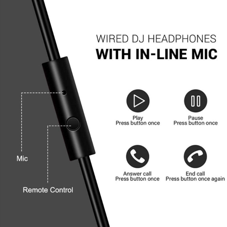 OneOdio Pro-10 Head-mounted Noise Reduction Wired Headphone with Microphone, Color:Grey Blue - free shipping - PMC TechLife - Order now!