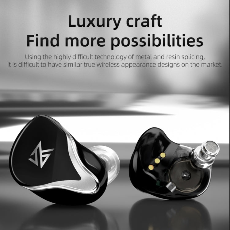 KZ Z3 Hybrid Technology 1DD+1BA Wireless Bluetooth 5.2 Sports Noise Reduction TWS In-ear Earphone(Black) - TWS Earphone by KZ | Online Shopping South Africa | PMC Jewellery