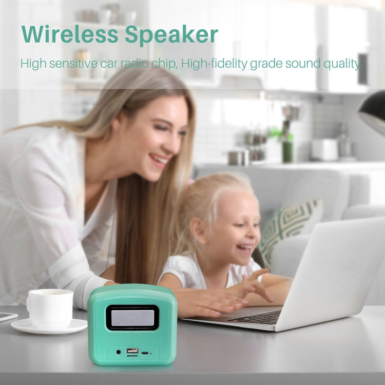 New Rixing NR-101 Mini TWS Bluetooth Speaker(Blue) - Desktop Speaker by NewRixing | Online Shopping South Africa | PMC TechLife | Buy Now Pay Later Mobicred