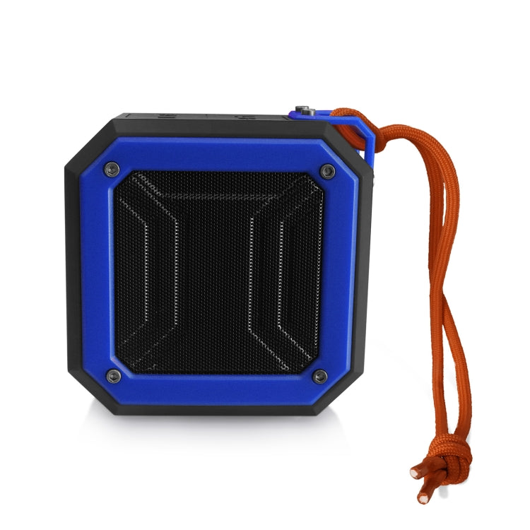 New Rixing NR-103 Mini TWS Bluetooth Speaker with Lanyard(Blue) - Desktop Speaker by NewRixing | Online Shopping South Africa | PMC TechLife | Buy Now Pay Later Mobicred