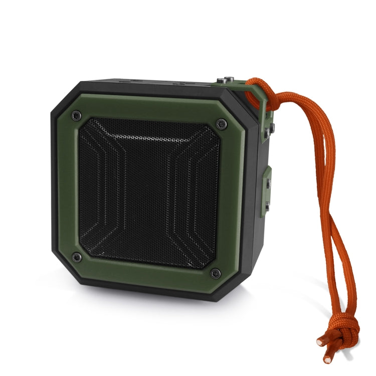 New Rixing NR-103 Mini TWS Bluetooth Speaker with Lanyard(Green) - Desktop Speaker by NewRixing | Online Shopping South Africa | PMC Jewellery | Buy Now Pay Later Mobicred