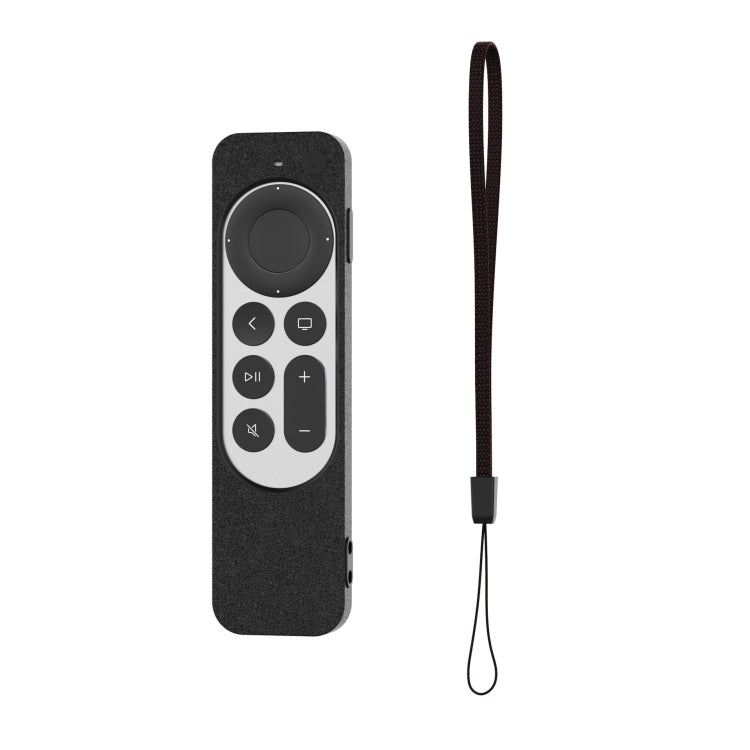 Silicone Protective Case Cover For Apple TV 4K 4th Siri Remote Controller(Black) - Remote Control Covers by PMC Jewellery | Online Shopping South Africa | PMC Jewellery