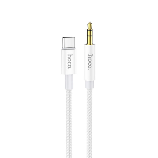 hoco UPA19 Type-C / USB-C Digital Audio Conversion Cable, Length: 1m(Silver) - Video & Audio Cable by hoco | Online Shopping South Africa | PMC Jewellery
