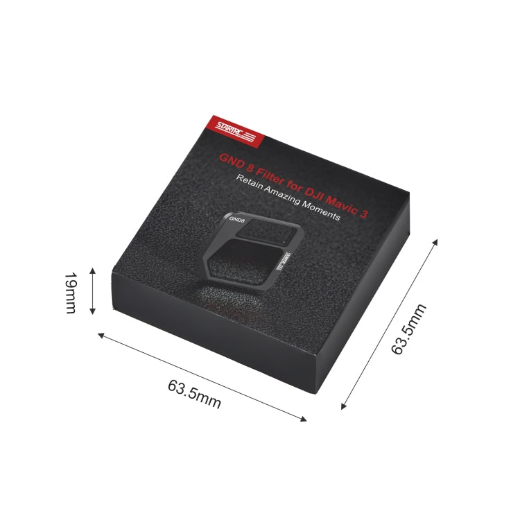 For DJI Mavic 3 STARTRC 1110397 GND 8 Lens Filter(Black) - free shipping - PMC TechLife - Order now!