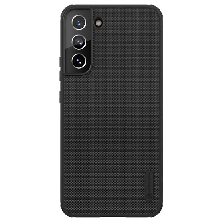 For Samsung Galaxy S22 5G NILLKIN Super Frosted Shield Pro PC + TPU Phone Case(Black) - Galaxy S22 5G Cases by NILLKIN | Online Shopping South Africa | PMC Jewellery