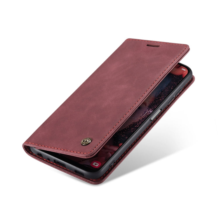 For Samsung Galaxy A13 4G/A13 5G/A04S/A04/M13 5G CaseMe 013 Multifunctional Horizontal Flip Leather Phone Case(Wine Red) - Galaxy Phone Cases by CaseMe | Online Shopping South Africa | PMC Jewellery | Buy Now Pay Later Mobicred