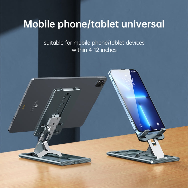 R-JUST HZ16 Slim Phone Desktop Holder(Far Peak Blue) - Desktop Holder by R-JUST | Online Shopping South Africa | PMC Jewellery