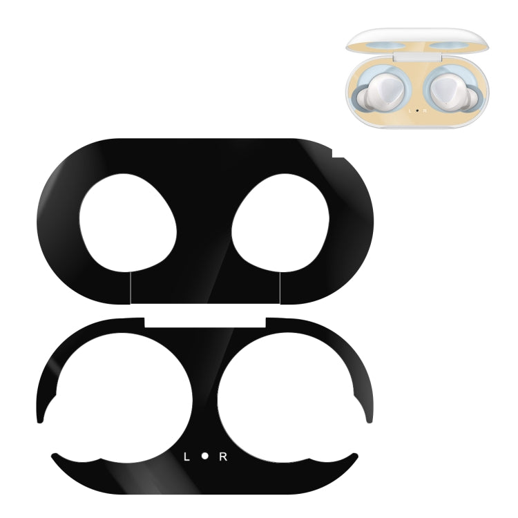 For Galaxy Buds Wireless Bluetooth Earphone Metal Protective Sticker(Black) - Protective Sticker by PMC TechLife | Online Shopping South Africa | PMC TechLife