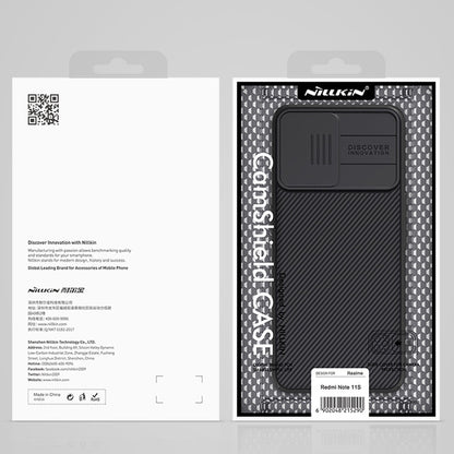 For Xiaomi Redmi Note 11S NILLKIN Black Mirror Series Camshield PC Phone Case(Black) - Xiaomi Cases by NILLKIN | Online Shopping South Africa | PMC Jewellery