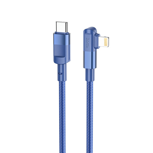 hoco U108 20W USB-C / Type-C to 8 Pin PD Charging Data Cable, Cable Length:2m(Blue) - 2 in 1 Cable by hoco | Online Shopping South Africa | PMC Jewellery