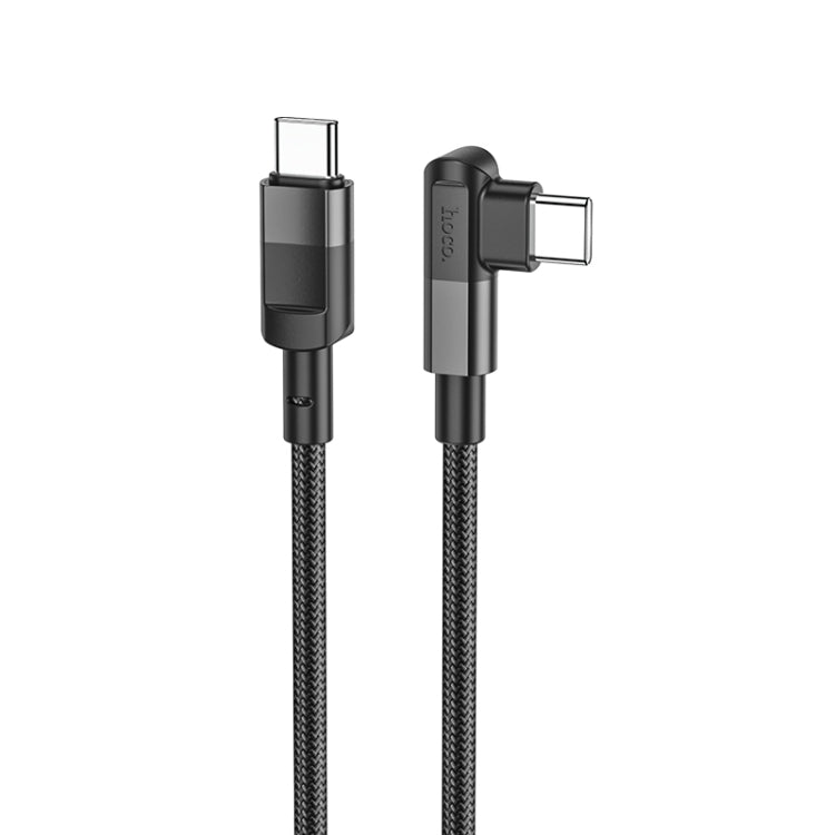 hoco U108 100W USB-C / Type-C to USB-C / Type-C PD Charging Data Cable, Cable Length:2m(Black) - USB-C & Type-C Cable by hoco | Online Shopping South Africa | PMC Jewellery