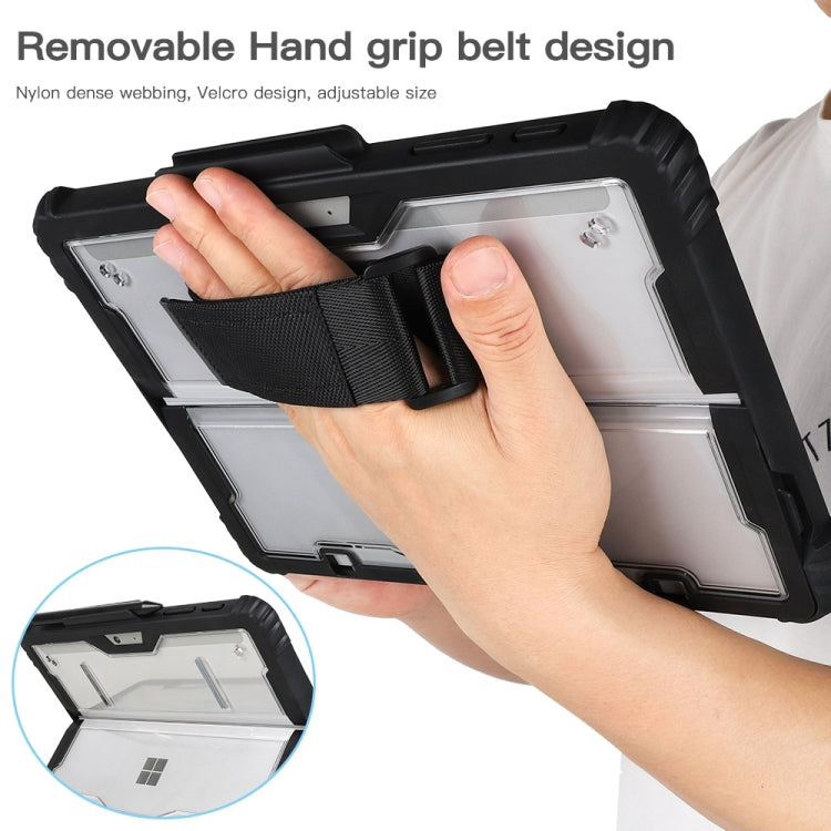 For MicroSoft Surface Go 1 / 2 / 3 Acrylic Transparent Hand Strap Laptop Case - Other by PMC TechLife | Online Shopping South Africa | PMC TechLife
