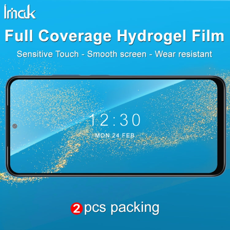 For Xiaomi Redmi Note 11 4G 2 PCS IMAK Curved Full Screen Hydrogel Film Front Protector -  by imak | Online Shopping South Africa | PMC Jewellery | Buy Now Pay Later Mobicred