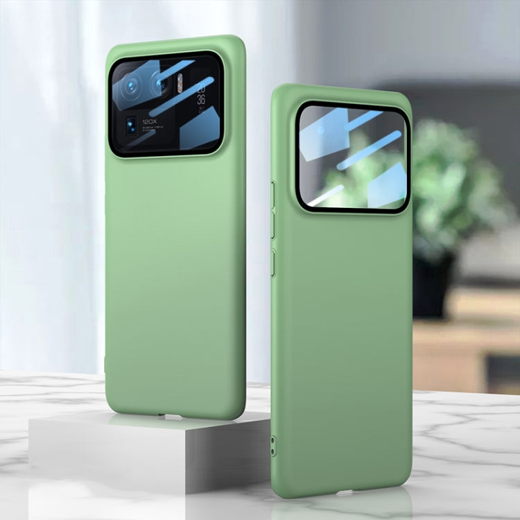 For Xiaomi Mi 11 Ultra GKK Ultra-thin Full Coverage Protective Case with Back Camera Lens Film(Matcha Green) - Mi 11 Ultra Cases by GKK | Online Shopping South Africa | PMC Jewellery