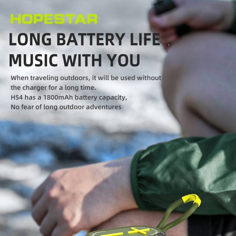 HOPESTAR H54 RGB Light TWS Waterproof Wireless Bluetooth Speaker(Black) - Waterproof Speaker by HOPESTAR | Online Shopping South Africa | PMC Jewellery