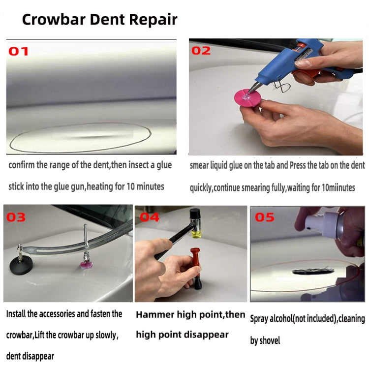 N1 76 in 1 Car Paintless Dent Removal Fender Damage Repair Puller Lifter, Plug Type:EU Plug - free shipping - PMC TechLife - Order now!