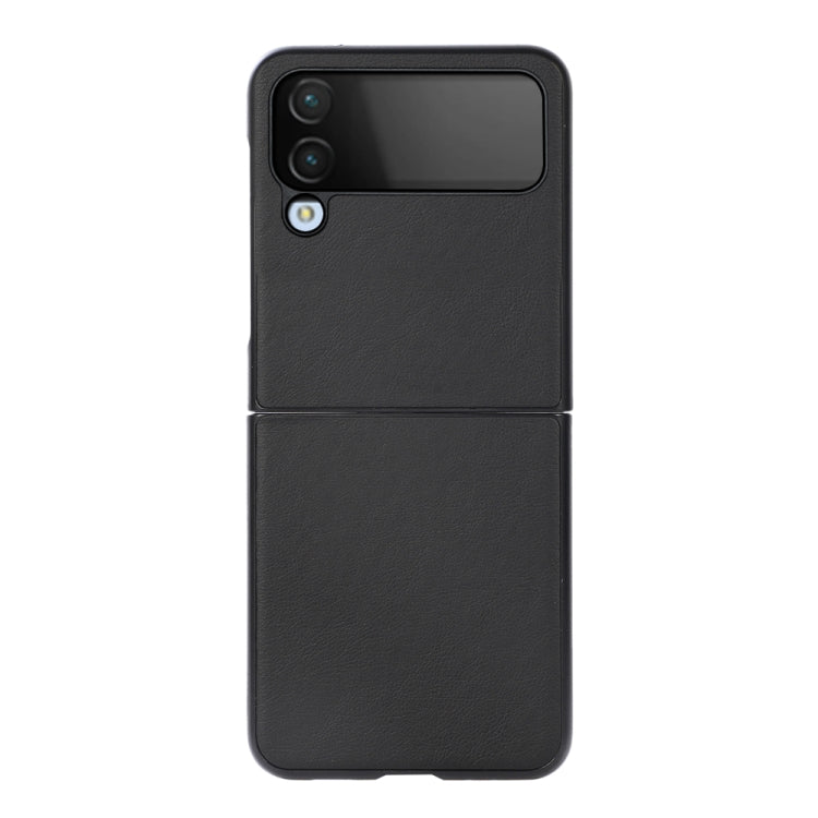 For Samsung Galaxy Z Flip4 Arashi Texture PU Phone Case(Black) - Galaxy Z Flip4 5G Cases by PMC TechLife | Online Shopping South Africa | PMC TechLife | Buy Now Pay Later Mobicred