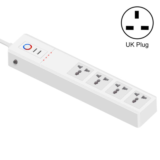 WiFi 16A SM-SO306-M 4 Holes + 2 USB Multi-purpose Smart Power Strip(UK Plug) - Smart Socket by PMC Jewellery | Online Shopping South Africa | PMC Jewellery