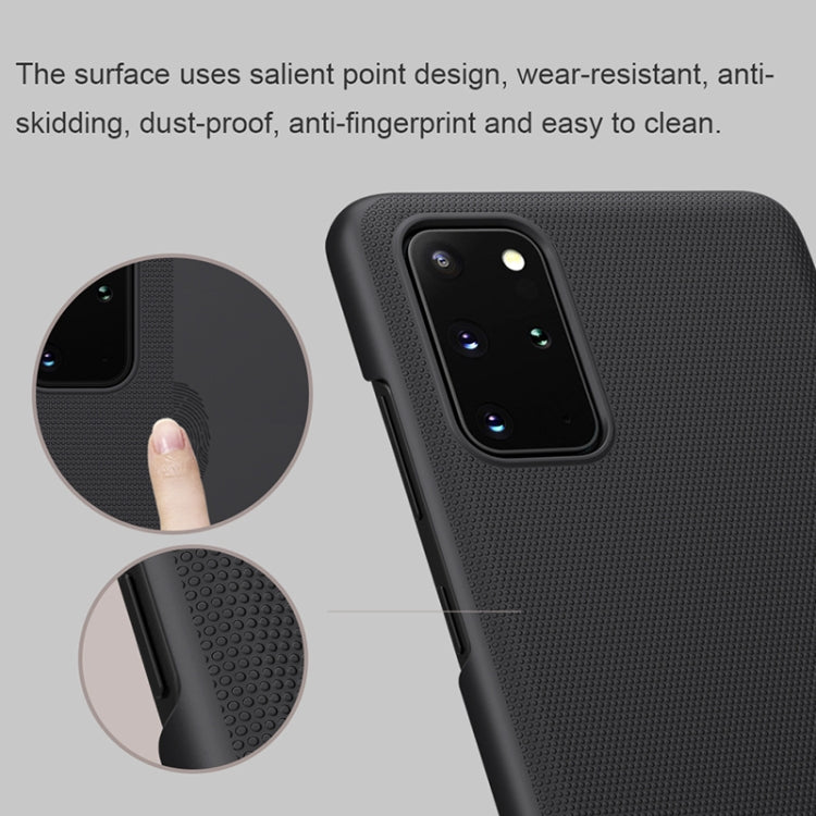 For Galaxy S20+ / Galaxy S20+ 5G NILLKIN Frosted Concave-convex Texture PC Case(Black) - Galaxy Phone Cases by NILLKIN | Online Shopping South Africa | PMC Jewellery