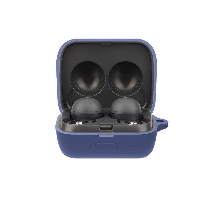 Bluetooth Earphone Silicone Protective Case For Sony LinkBuds WF-L900-2(Navy Blue) - Sony Earphone Case by PMC TechLife | Online Shopping South Africa | PMC TechLife