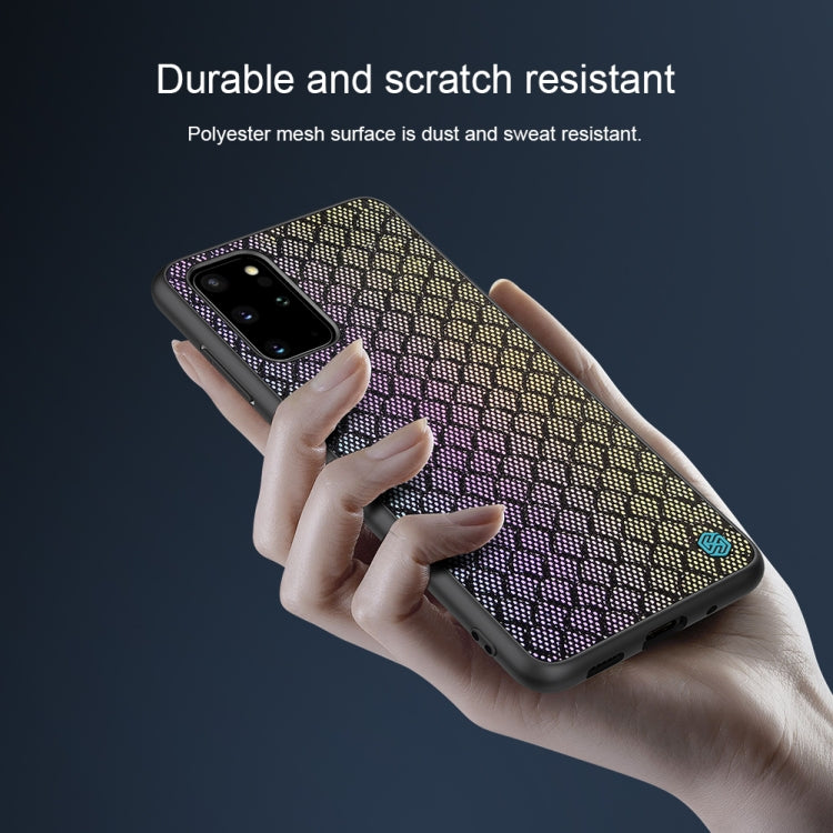 For Galaxy S20+ / Galaxy S20+ 5G NILLKIN Glorious Series TPU + PC 3D Geometric Texture Reflective Mobile Phone Protective Case(Thunderbolt Texture) - Galaxy Phone Cases by NILLKIN | Online Shopping South Africa | PMC Jewellery