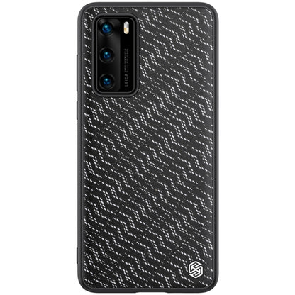 For Huawei P40 NILLKIN Glorious Series TPU + PC 3D Geometric Texture Reflective Mobile Phone Protective Case(Silver Light) - Huawei Cases by NILLKIN | Online Shopping South Africa | PMC Jewellery