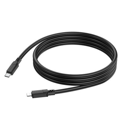 Borofone BX81 2.4A USB-C / Type-C to 8 Pin Goodway PD Charging Data Cable, Length:1m(Black) - Normal Style Cable by Borofone | Online Shopping South Africa | PMC Jewellery