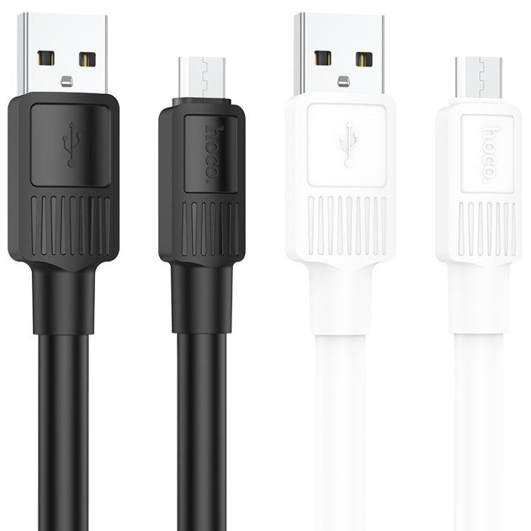 hoco X84 2.4A USB to Micro USB Solid Charging Data Cable，Length：1m(White) - Micro USB Cable by hoco | Online Shopping South Africa | PMC Jewellery