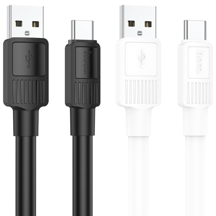 hoco X84 3A USB to USB-C / Type-C Solid Charging Data Cable，Length：1m(Black) - USB-C & Type-C Cable by hoco | Online Shopping South Africa | PMC Jewellery