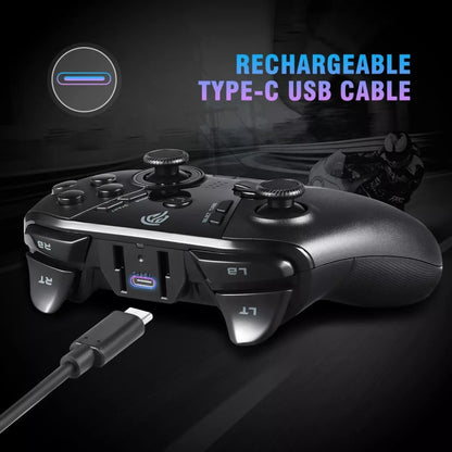 EasySMX ESM-9110 Wireless Joystick Game Controller for Nintendo Switch / PC / PS3 / Android(Black) - Gamepads by PMC Jewellery | Online Shopping South Africa | PMC Jewellery