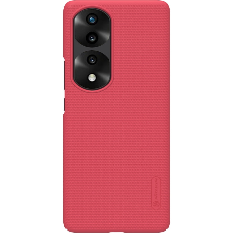 For Honor 70 Pro/70 Pro+ NILLKIN Frosted PC Phone Case(Red) - Honor Cases by NILLKIN | Online Shopping South Africa | PMC Jewellery