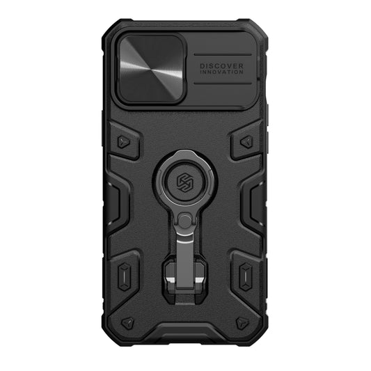 For iPhone 13 Pro Max NILLKIN CamShield Armor Pro Magnetic Phone Case (Black) - iPhone 13 Pro Max Cases by NILLKIN | Online Shopping South Africa | PMC Jewellery