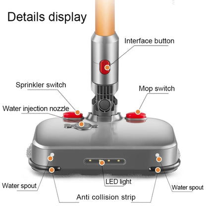 For Dyson V7 / V8 / V10 / V11 D2 Electric Wet and Dry Mopping Head with Water Tank - Dyson Accessories by PMC Jewellery | Online Shopping South Africa | PMC Jewellery