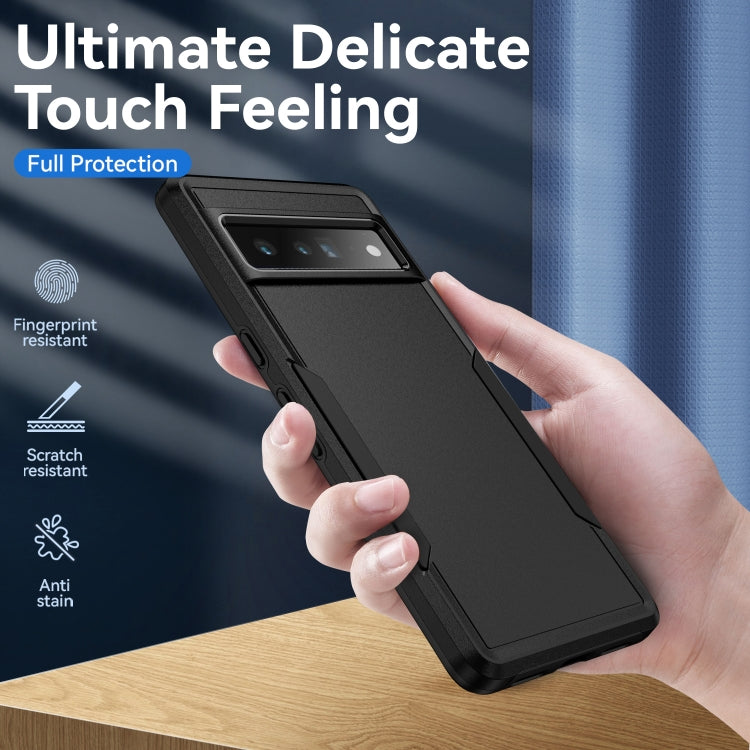 For Google Pixel 7 Pro Pioneer Armor Heavy Duty PC + TPU Phone Case(Black) - free shipping - PMC TechLife - Order now!