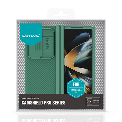 For Samsung Galaxy Z Fold4 NILLKIN Black Mirror Pro Series Camshield PC Phone Case, Simple Set (Blue) - Galaxy Z Fold4 5G Cases by NILLKIN | Online Shopping South Africa | PMC Jewellery