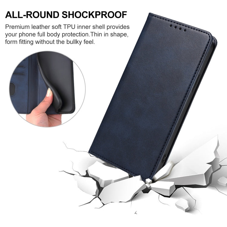 For Xiaomi Redmi 10C Magnetic Closure Leather Phone Case(Blue) - free shipping - PMC TechLife - Order now!