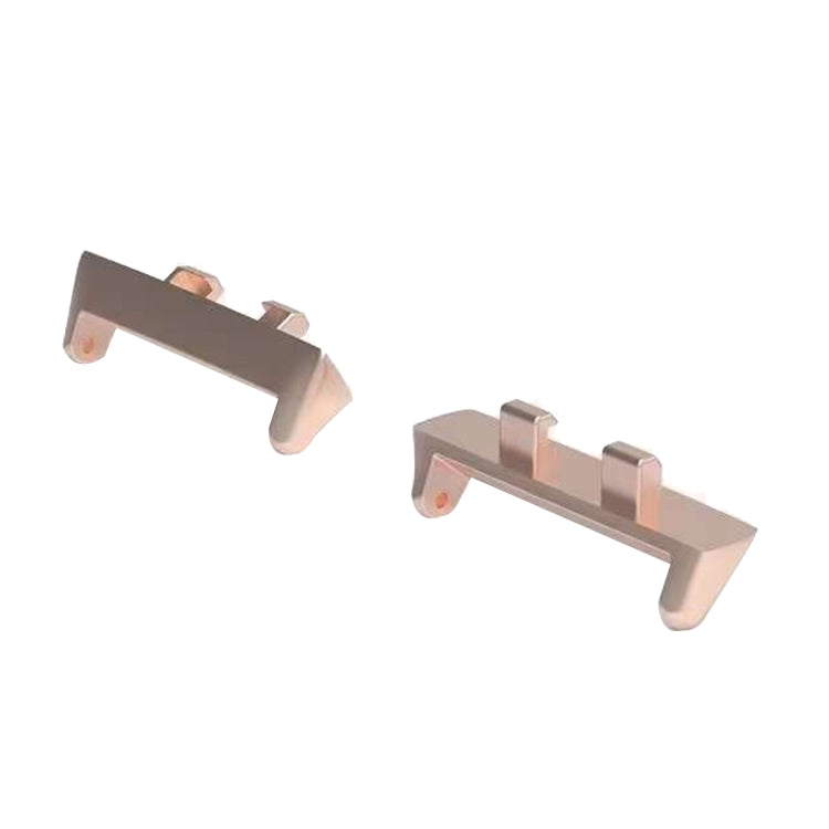 For OPPO Watch3 Pro 46mm 1 Pair 22mm Metal Watch Band Connector(Rose Gold) -  by PMC Jewellery | Online Shopping South Africa | PMC Jewellery