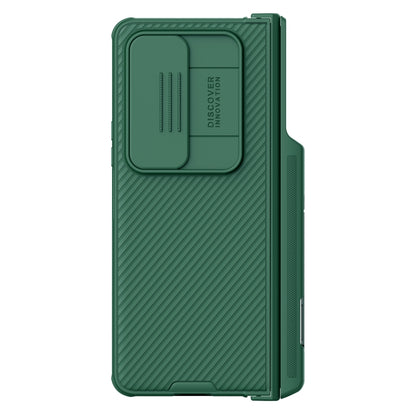 For Samsung Galaxy Z Fold4 5G NILLKIN Black Mirror Pro Series Camshield PC Phone Case with Pen Slot, Set Version(Green) - Galaxy Z Fold4 5G Cases by NILLKIN | Online Shopping South Africa | PMC Jewellery