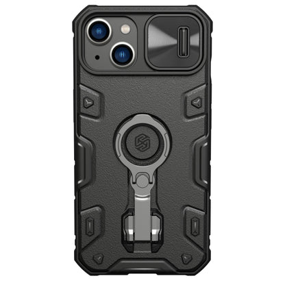 For iPhone 14 NILLKIN Shockproof CamShield Armor Protective Case(Black) - iPhone 14 Cases by NILLKIN | Online Shopping South Africa | PMC Jewellery