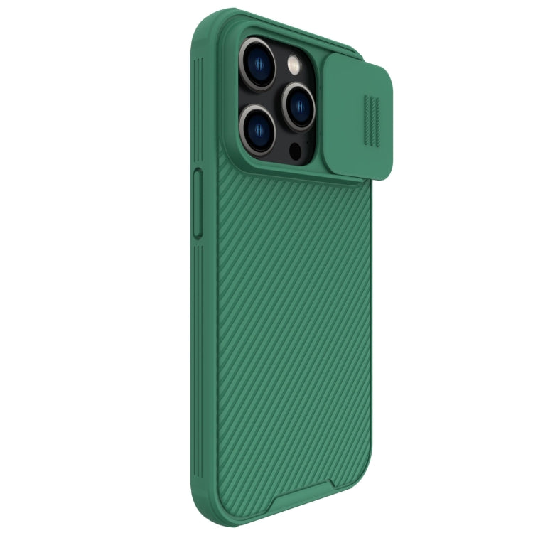 For iPhone 14 Pro NILLKIN CamShield Pro Protective Phone Case(Green) - free shipping - PMC TechLife - Order now!