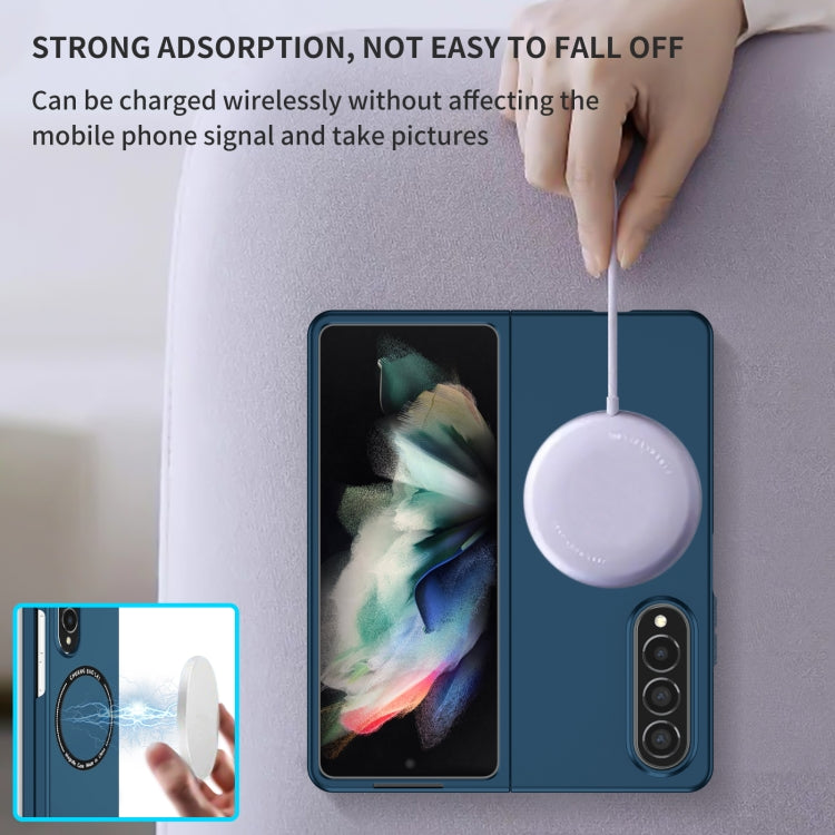 For Samsung Galaxy Z Fold4 Magsafe Magnetic Folding PC Phone Case(Blue) - Galaxy Z Fold4 5G Cases by PMC TechLife | Online Shopping South Africa | PMC TechLife | Buy Now Pay Later Mobicred