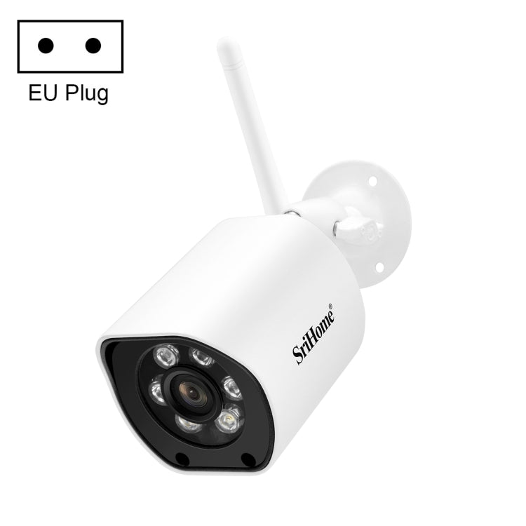 SriHome SH034C 4.0MP AI Humanoid Tracking WiFi Outdoor Surveillance Camera(EU Plug) - Bullet Camera by SriHome | Online Shopping South Africa | PMC Jewellery | Buy Now Pay Later Mobicred