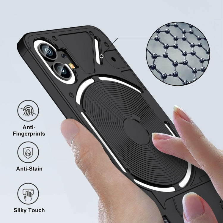 For Nothing Phone 1 GKK Three Stage Splicing Full Coverage PC Phone Case(Black) - More Brand by GKK | Online Shopping South Africa | PMC TechLife | Buy Now Pay Later Mobicred